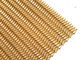 상점 휘장 분배자를 위한 로즈 금 이동 나선 직물 철망사 W1.2m x L 3m