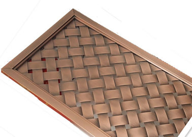 Architecture Outside Design Concert Hall Metal Facade Fabric With Antique Copper