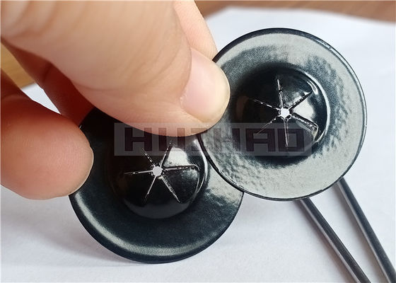 30mm 스테인레스 스틸 자물쇠 세척기 태양 전지 패널에 매시를 고정하는 데 사용되는 쌍면 검은 코팅