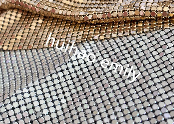 8x8mm 반짝이는 알루미늄 세킨 금속 망막 장식용