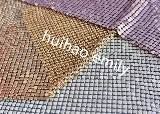 8x8mm 반짝이는 알루미늄 세킨 금속 망막 장식용