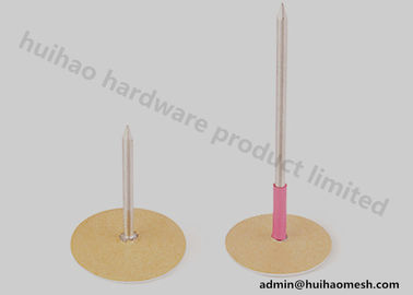 12게이지 38mm 덕트 작업 금속 컵형 헤드 용접 핀 - HVAC 시스템용