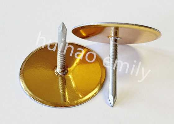 38mm 진열 된 철강 도크트 라인어 컵 헤드 핀 금 종이