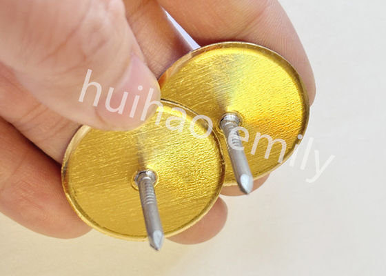 38mm 진열 된 철강 도크트 라인어 컵 헤드 핀 금 종이