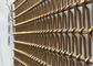 스테인리스 밧줄 장식적인 철망사, 엘리베이터 홀을 위한 청동색 예술 메시