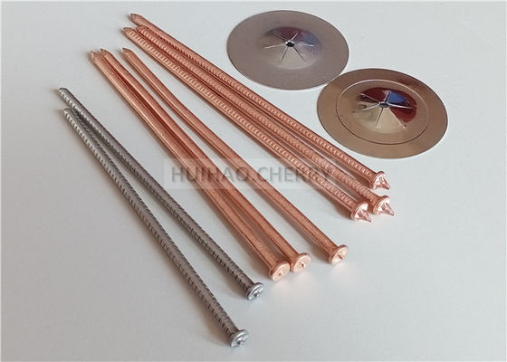 구리 코팅 연강 CD 스터드 용접 핀 3mm X 85mm 단열재 고정용