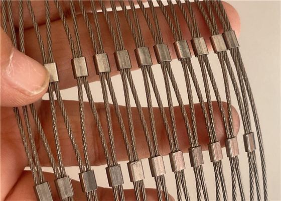 3.0mm 스테인리스 스틸 로프 메쉬 펜스 추락 방지망, 난간 채움에 사용