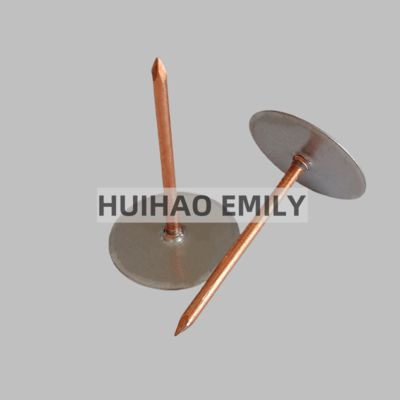 50mm 아연 도금 강철 컵 헤드 용접 핀, 제작된 내부 단열재 고정용