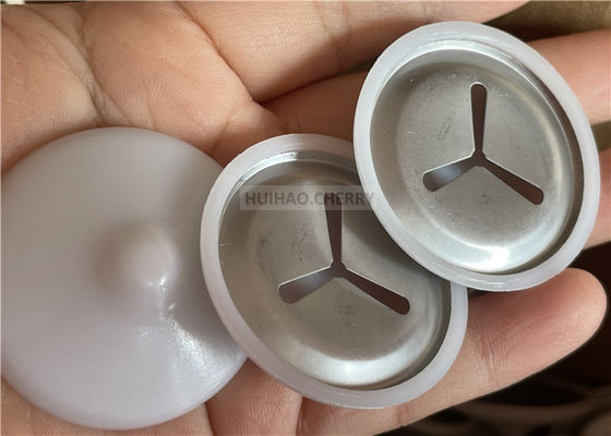 304 등급 스테인리스 스틸 방음 클립 (화이트 폴리캡 포함, 38mm CD 용접 핀에 장착)