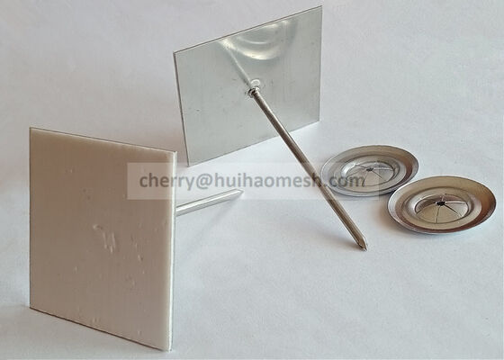 2-1/2 "HVAC 관통 시스템에서 열 및 음원 단열을 연결하기 위해 딱딱한 단열을 위한 스틱 핀