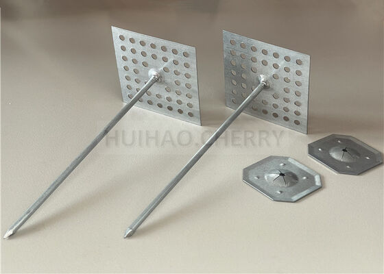 스테인리스 스틸 316L 로크울 단열 고정 장치 천장 및 벽용 구멍 단열 핀