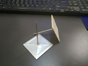 2.7mm X 70mm 셀프 스틱 로크 울 핀 50 X 50mm 베이스 먼지
