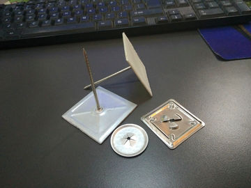 2.7mm X 70mm 셀프 스틱 로크 울 핀 50 X 50mm 베이스 먼지