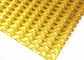 PVDF에 의하여 끝나는 금 색깔 알루미늄에 의하여 확장되는 메시 벽 클래딩 1200MMX3000MM