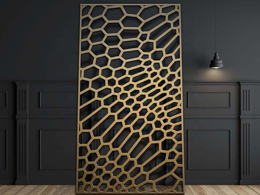 1220x3050mm 레이저 컷 알루미늄 메쉬 패널 (외부 펜스용)