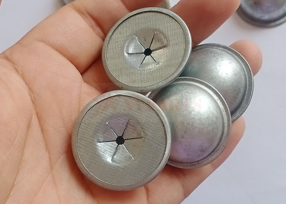 30mm 돔 캡 세척기 단열 핀 고정에 사용되는 진열 철강