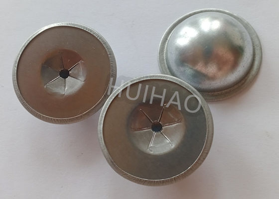 30mm 원형 금속 단열 돔 캡 웨일드 스터드용 세척기