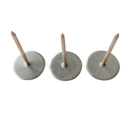 12Ga X 70mm 가연 철강 컵 헤드 HVAC 도크 단열을 위한 용접 핀