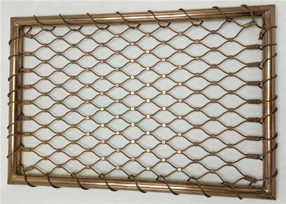 유연하고 내구성이 뛰어난 스테인리스 스틸 케이블 메쉬 펜스 - 난간 채움망