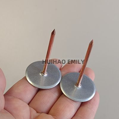 2.7x50mm 구리 코팅 컵 헤드 절연 용접 핀 (리테이닝 와셔 포함)
