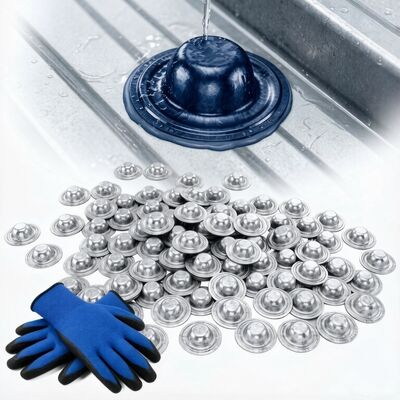 36mmx11mm 금속 방수 지붕 나사 모자 덮개 지붕 헥스 자기 굴착 나사